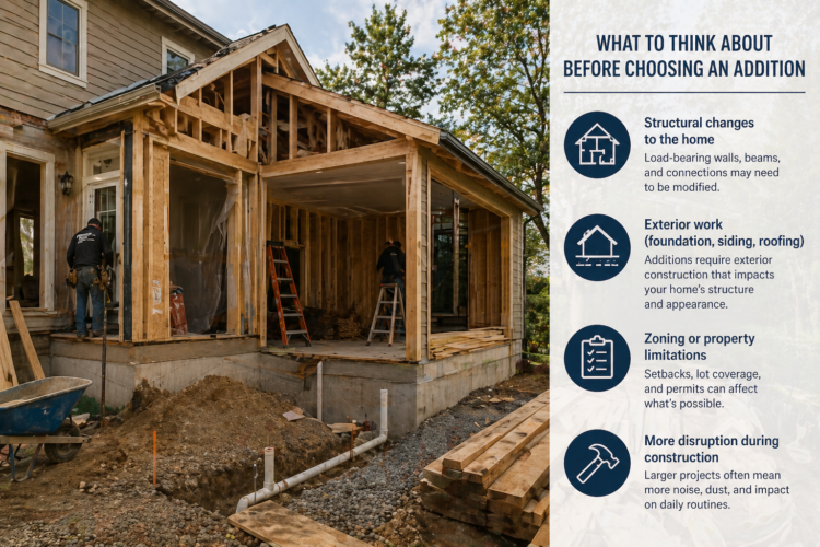 Types of Home Additions to Consider When You Need More Space