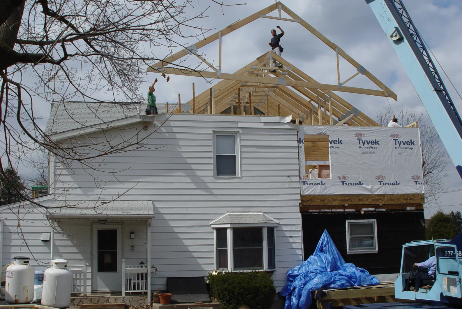 Home Addition Services by Merrell Building, Victorian Roof Raise
